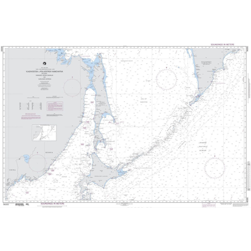 NGA - 96000 - Vladivostok to Poluostrov Kamchatka including Hokkaido, Ostrov Sakhalin and Kuril'skiye Ostrova