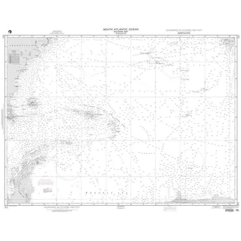 NGA - 211 - South Atlantic Ocean (Southern part)