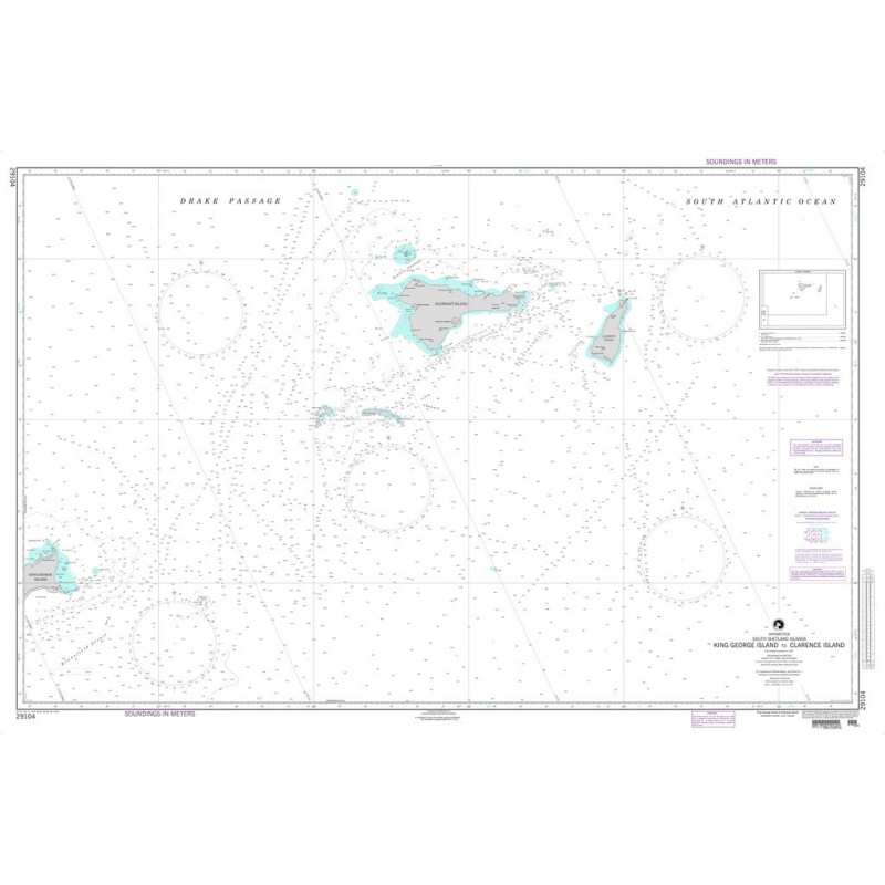 NGA - 29104 - King George Island to Clarence Island