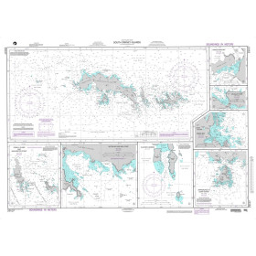 NGA - 29107 - South Orkney Islands - Plans: A. Powell Island and Washington Strait - B. Scotia Bay and Mill Cove - C. Ellefsen H