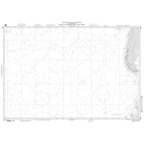 NGA - 625 - South pacific Ocean (Southeastern part) including the South'est Coast of South America