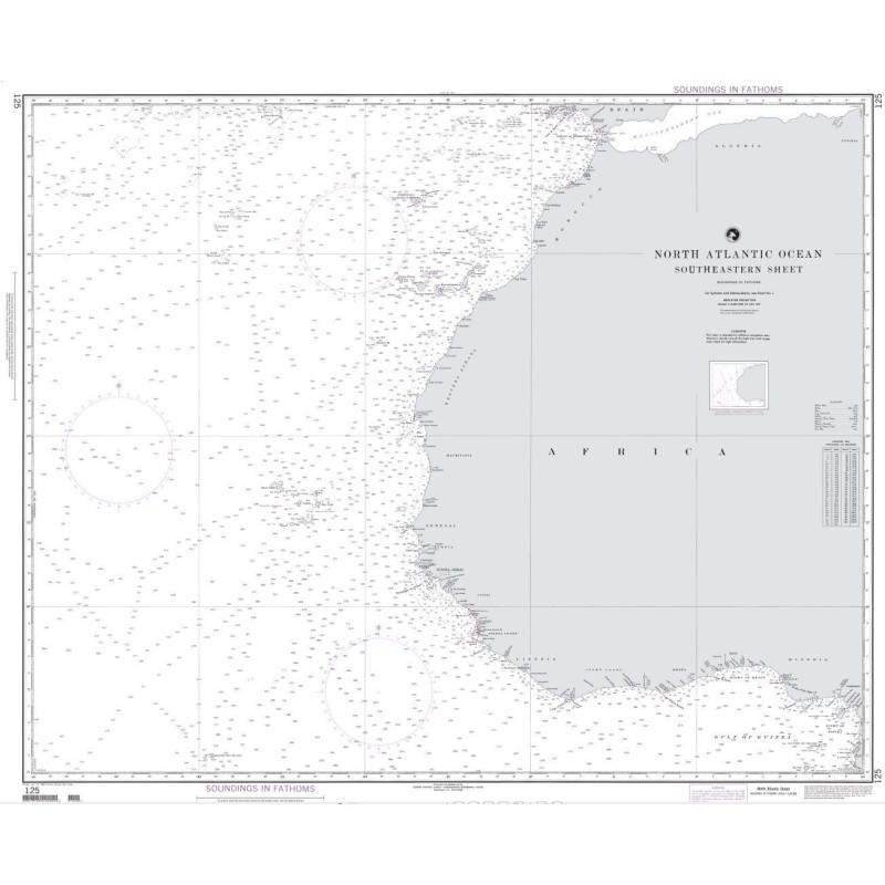 NGA - 125 - North Atlantic Ocean (Southeastern Sheet)