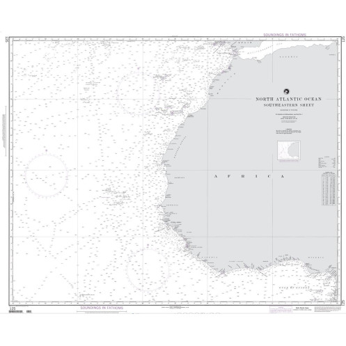 NGA - 125 - North Atlantic Ocean (Southeastern Sheet) NGA - 125 - North Atlantic Ocean (Southeastern Sheet)