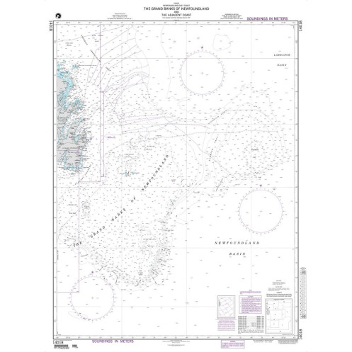 NGA - 14018 - The Grand Banks of Newfoundland and the Adjacent Coast