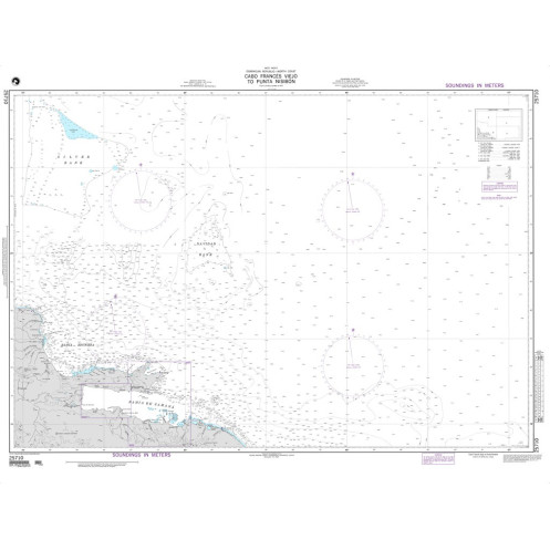NGA - 25710 - Cabo Frances Viejo to Punta Nisibon (OMEGA)