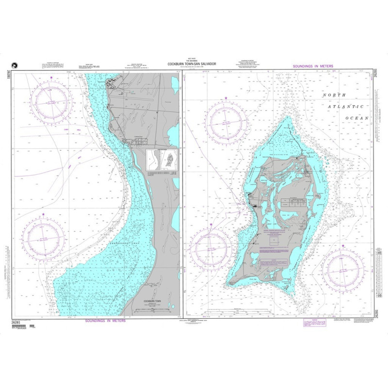 NGA - 26281 - Cockburn Town-San Salvador (Bahama Islands) - Plan: Cockburn Town