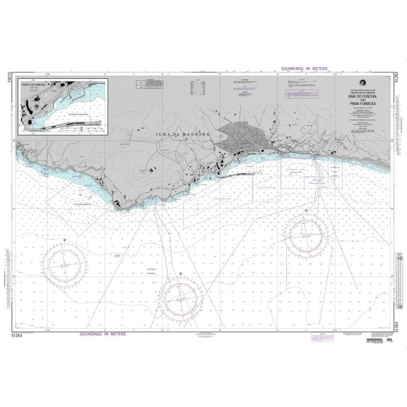 NGA - 51263 - Baia Do Funchal and Praia Formosa - Plan: Porto Do Funchal