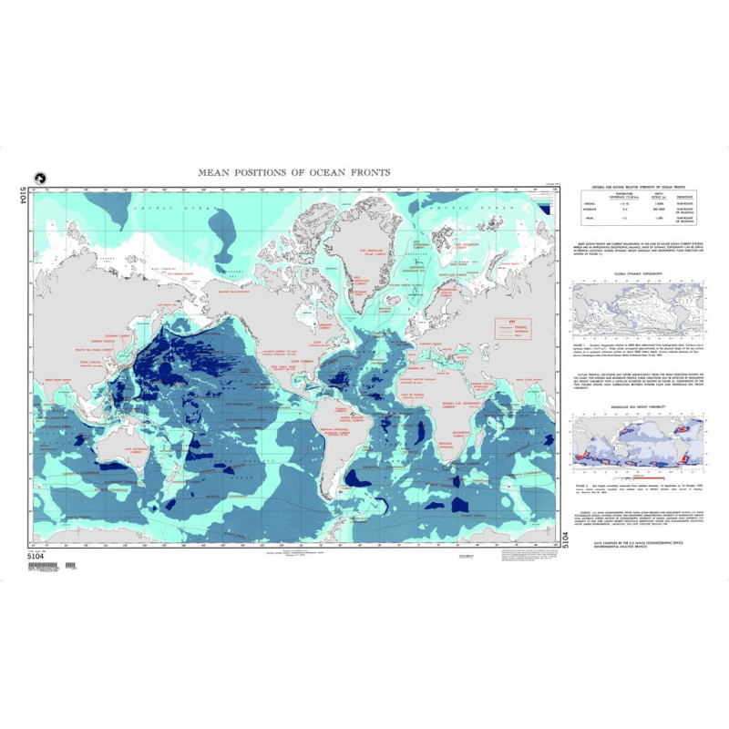 NGA - 5104 - Mean Positions of Ocean Fronts