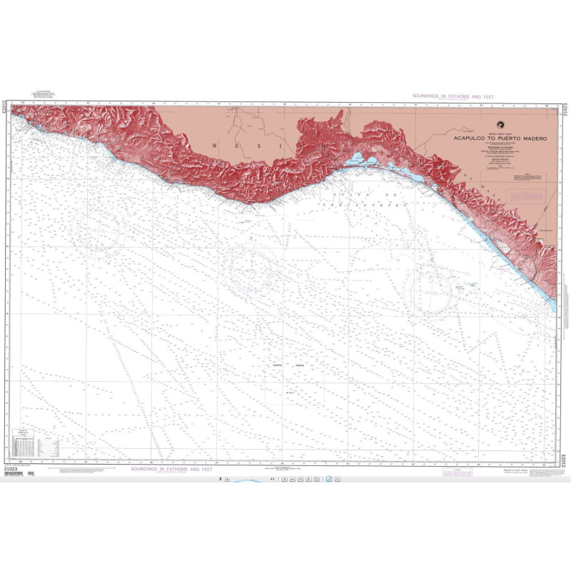 NGA - 21023 - Acapulco to Puerto Madero (Mexico-West Coast) (OMEGA)