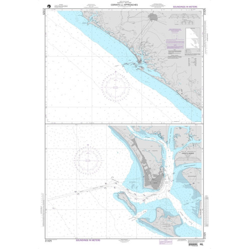 NGA - 21525 - Corinto andapproachees - Plan: Corinto Harbor