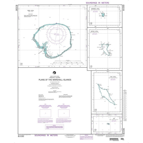NGA - 81030 - Plans of the Marshall Islands A. Ebon Atoll