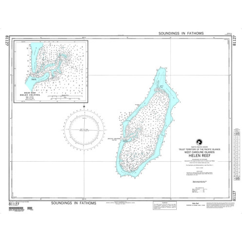 NGA - 81127 - Helen Reef ('est Caroline Islands) NGA - 81127 - Helen Reef ('est Caroline Islands)