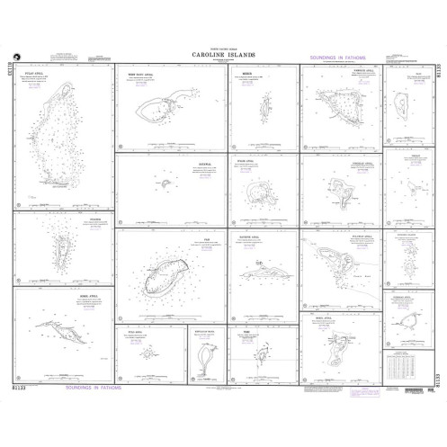 NGA - 81133 - Caroline Islands plans : H. pingelap Atoll