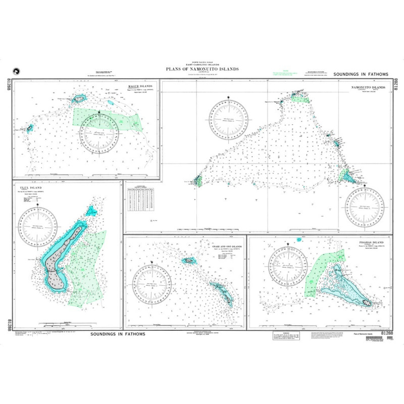 NGA - 81288 - Plans of Namonuito Islands (East Caroline Islands)