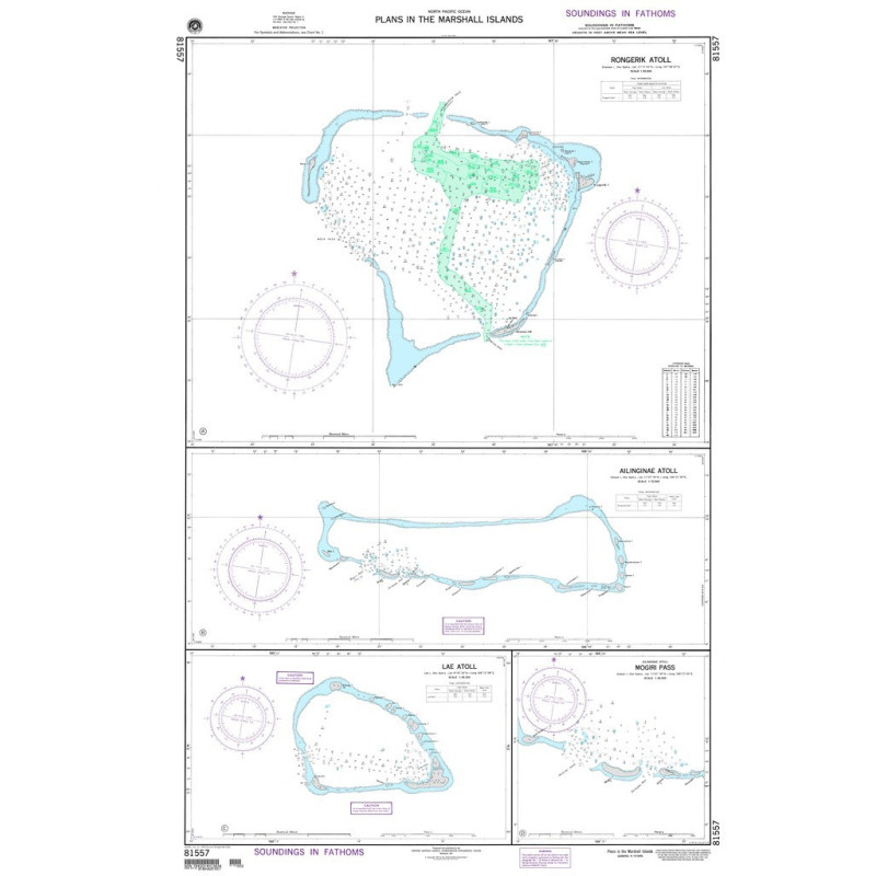 NGA - 81557 - Plans in the Marshall Islands A. Rongerik Atoll