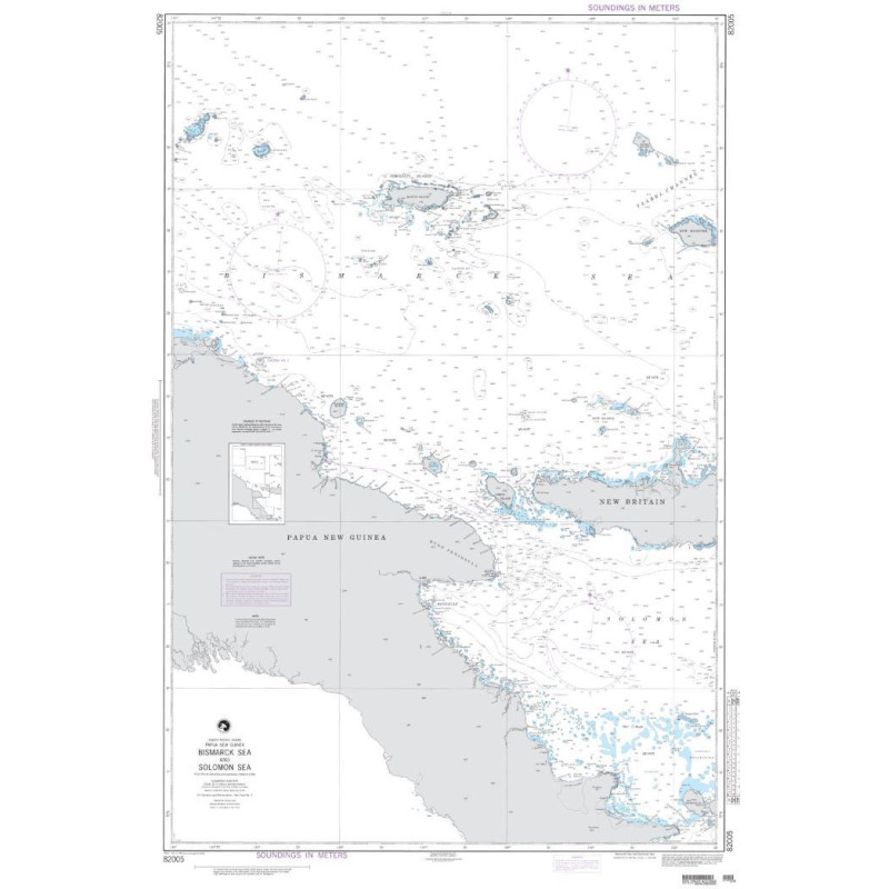 NGA - 82005 - Bismarck sea and Solomon sea
