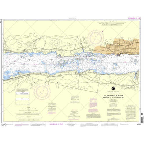NOAA - 14770 - Morristown, N.Y. to Butternut Bay, Ont. NOAA - 14770 - Morristown, N.Y. to Butternut Bay, Ont.