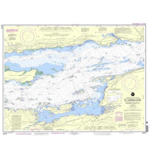 NOAA - 14771 - Butternut Bay, Ont., to Ironsides lsland., N.Y. NOAA - 14771 - Butternut Bay, Ont., to Ironsides lsland., N.Y.