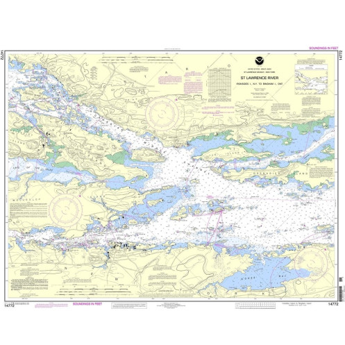 NOAA - 14772 - Ironsides lsland, N.Y., to Bingham lsland, Ont. NOAA - 14772 - Ironsides lsland, N.Y., to Bingham lsland, Ont.