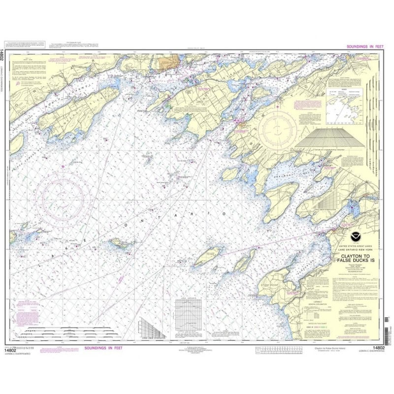 NOAA - 14802 - Clayton to False Ducks lsland