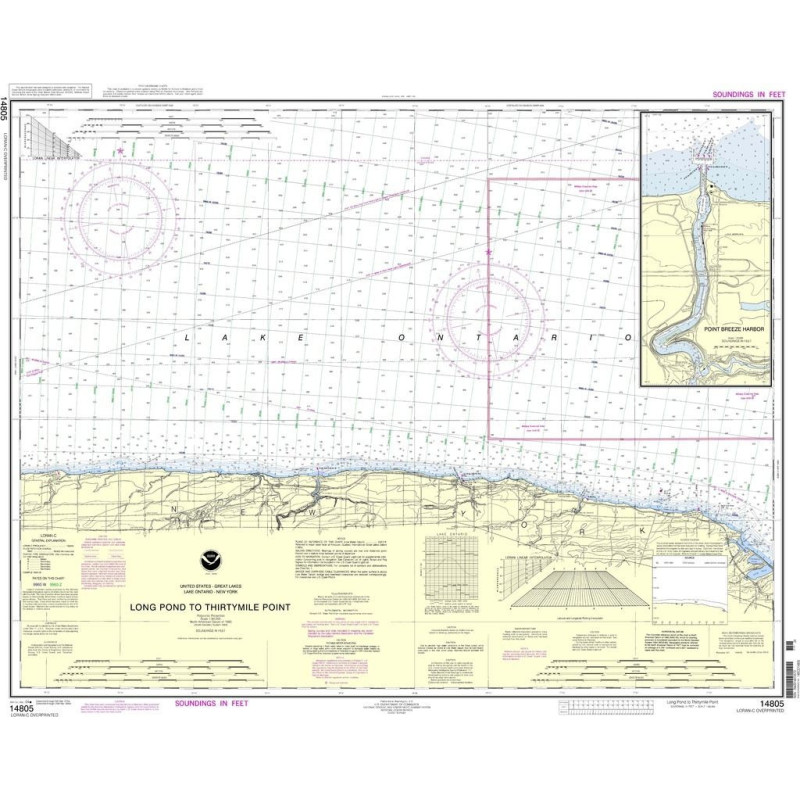 NOAA - 14805 - Long Pond to Thirtymile Point - Point Breeze Harbor