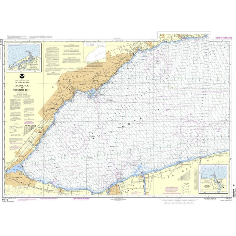 NOAA - 14810 - Olcott, N.Y. to Toronto, Ont. (Metric) - Olcott - Wilson Harbor