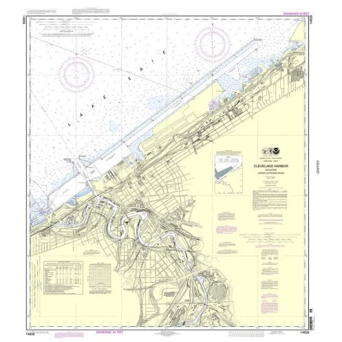 NOAA - 14839 - Cleveland Harbor, including lower Cuyahoga River NOAA - 14839 - Cleveland Harbor, including lower Cuyahoga River