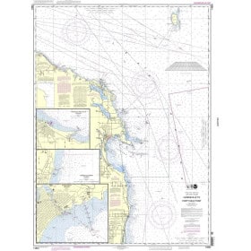 NOAA - 14864 - Harrisville to Forty Mile Point - Harrisville Harbor - Alpena Harbor - Rogers City and Calcite