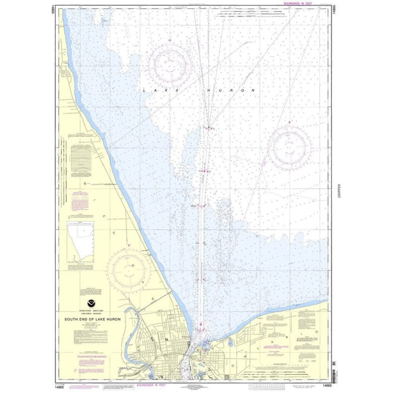 NOAA - 14865 - South end of Lake Huron
