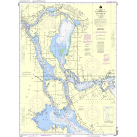 NOAA - 14883 - St. Marys River - Munuscong Lake to Sault Ste. Marie