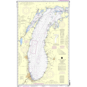 NOAA - 14901 - Lake Michigan (Mercator Projection)