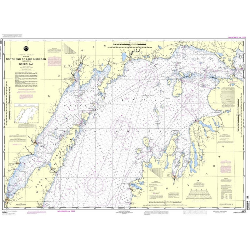 NOAA - 14902 - North end of Lake Michigan, including Green Bay