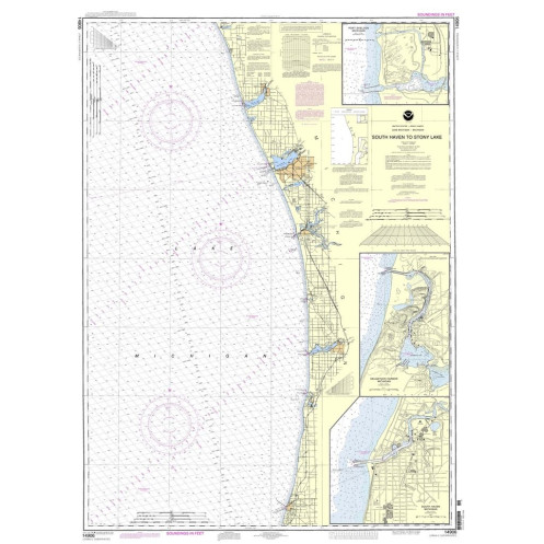 NOAA - 14906 - South Haven to Stony Lake - South Haven - Saugatuck Harbor - Port Sheldon