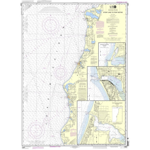 NOAA - 14907 - Stony Lake to Point Betsie - Pentwater Harbor - Arcadia Harbor - Frankfort Harbor NOAA - 14907 - Stony Lake to Point Betsie - Pentwater Harbor - Arcadia Harbor - Frankfort Harbor