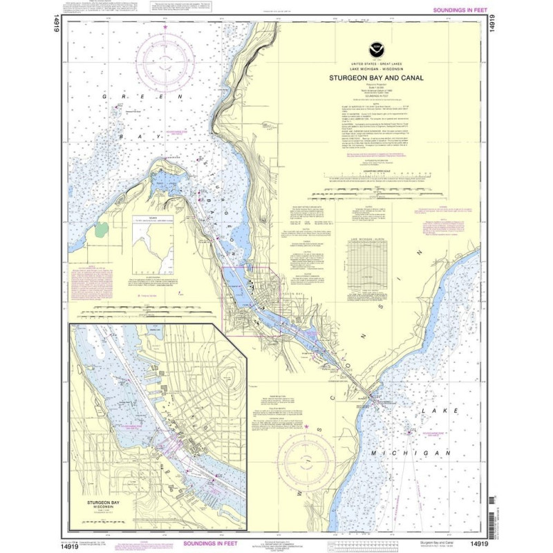 NOAA - 14919 - Sturgeon Bay and Canal - Sturgeon Bay