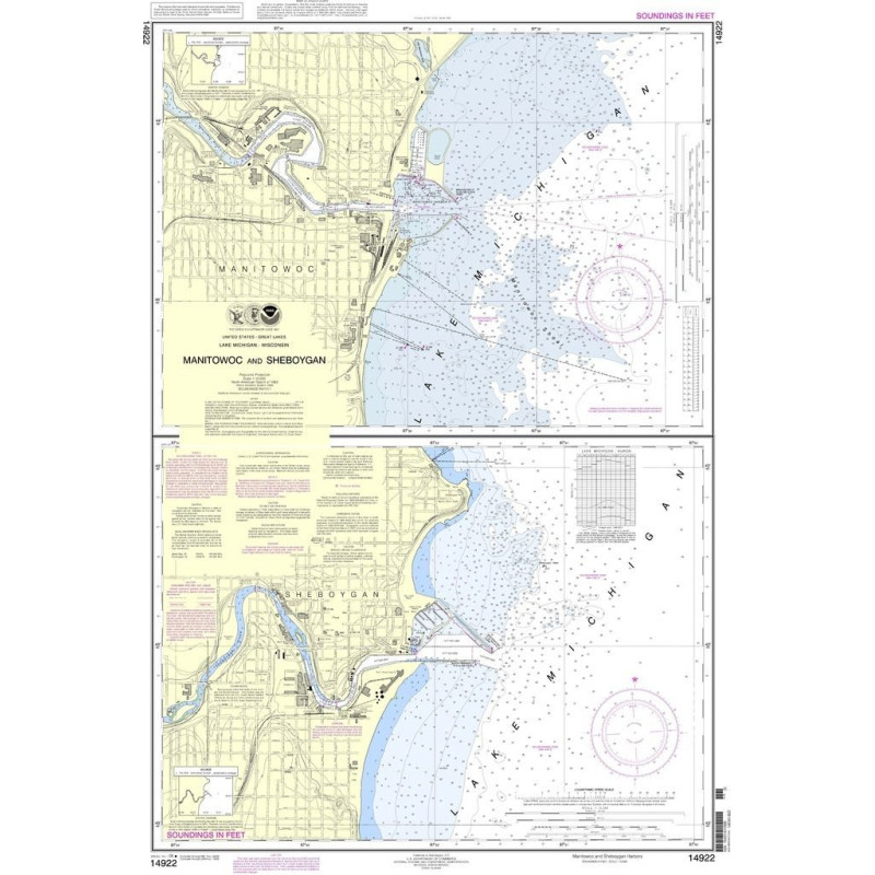 NOAA - 14922 - Manitowoc and Sheboygan