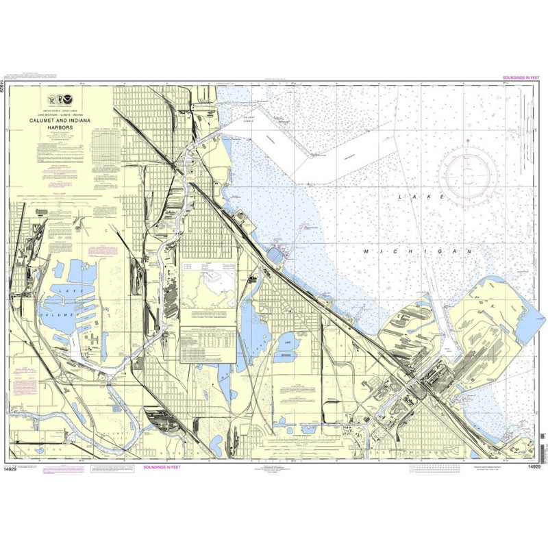 NOAA - 14929 - Calumet and Indiana Harbors