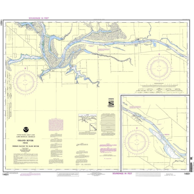 NOAA - 14931 - Grand River from Dermo Bayou to Bass River