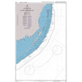 Admiralty Raster ARCS - 1097 - Key Biscayne to Lower Matecumbe Key
