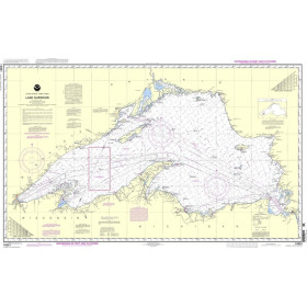 NOAA - 14961 - Lake Superior (Mercator Projection)