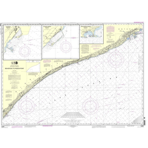NOAA - 14967 - Beaver Bay to Pigeon Point - Silver Bay - Taconite Harbor - Grand Marais Harbor