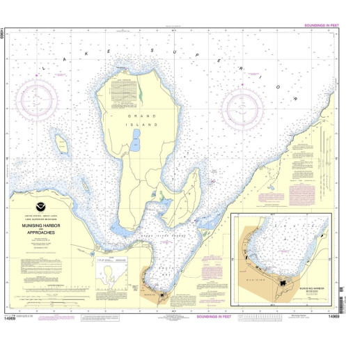 NOAA - 14969 - Munising Harbor and Approaches - Munising Harbor