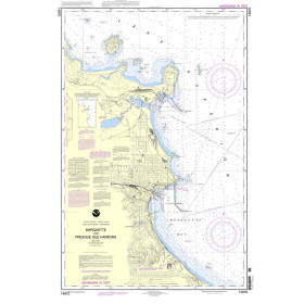 NOAA - 14970 - Marquette and Presque Isle Harbors