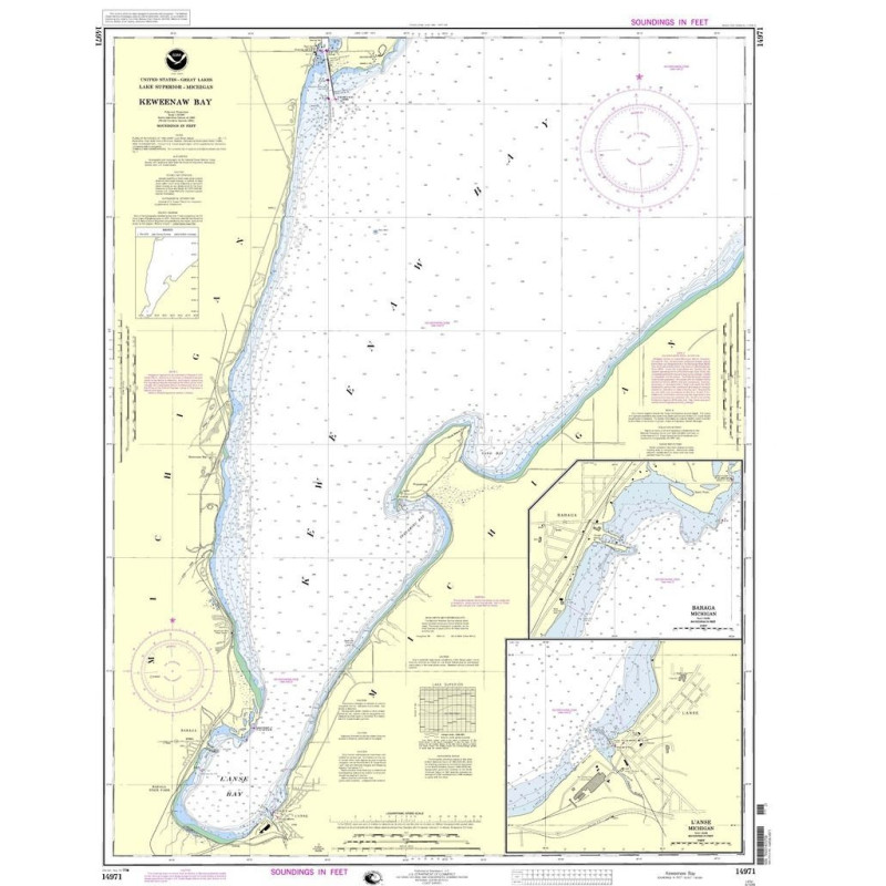 NOAA - 14971 - Keweenaw Bay - L'Anse - Baraga