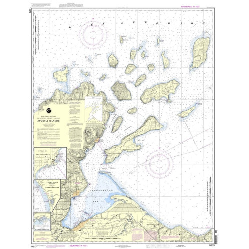 NOAA - 14973 - Apostle Islands - Bayfield - Pikes Bay - La Pointe Harbor