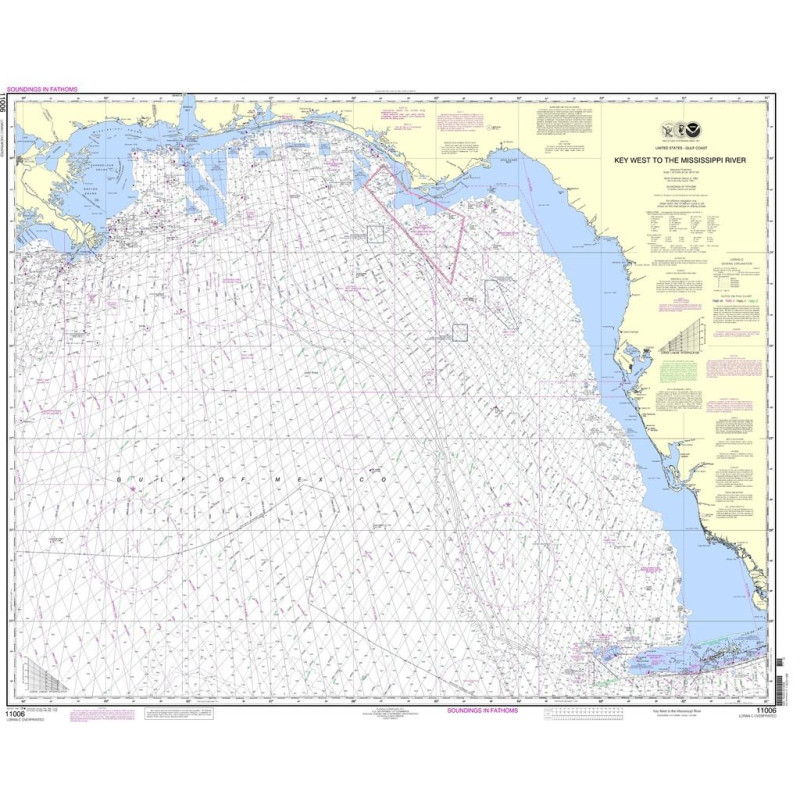 NOAA - 11006 - Gulf Coast - Key West to the Mississippi River