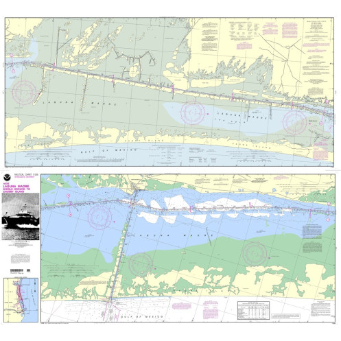 NOAA - 11306PF - Intracoastal Waterway - Laguna Madre Middle Ground to Chubby Island