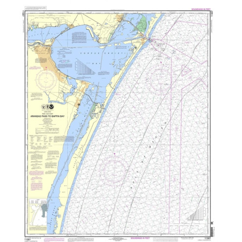 NOAA - 11307 - Aransas Pass to Baffin Bay