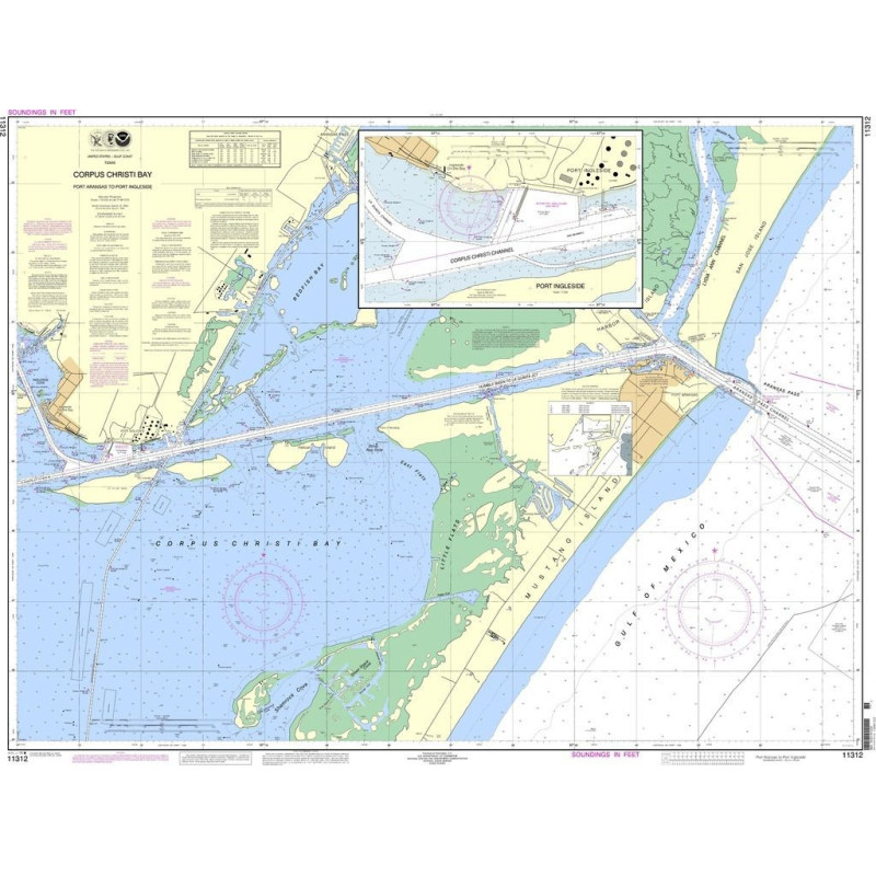 NOAA - 11312 - Corpus Christi Bay - Port Aransas to Port Ingleside