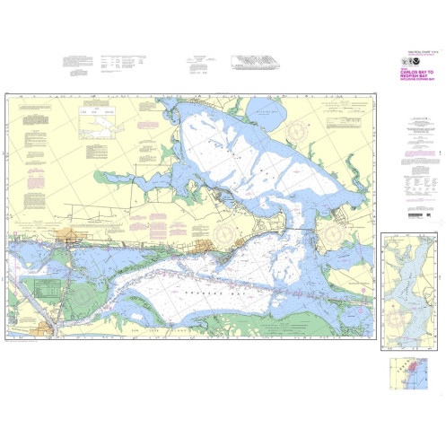 NOAA - 11314PF - Intracoastal Waterway - Carlos Bay to Redfish Bay, including Copano Bay